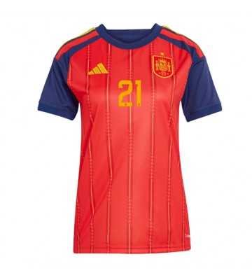Spanien Mikel Oyarzabal #21 Hjemmebanetrøje Dame VM 2026 Kortærmet